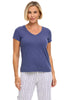 Cotton Slub V-Neck Tee