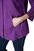 Habitat Clothes Hidden Placket Perfect Shirt, Fall Winter Women's Shirts Woven