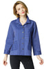 Habitat Clothes East Side Stripes Mix It Shirt, Fall Winter Women's Shirts Woven. Midnight.