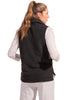 Frosted Fleece Stand Collar Vest