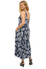 Palm Fronds Sleeveless Dress