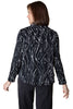 Habitat Clothes Cozy Rib Wavy Dots Swing T-Neck, Fall Winter Women's Shirts Knit