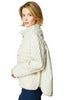 Habitat Clothes Quilted Urban Jacket, Fall Winter Women's Outerwear. Dove.