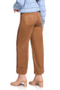 Tribal High Rise Palazzo Pant, Fall Winter Women's Pants. Walnut.