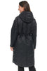 Tribal Reversible Puffer Coat, Fall Winter Women's Outerwear. Ivy.