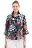 Collage Art Sheer Jacket