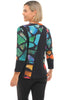 Parsley & Sage Bebe V Top, Fall Winter Women's Shirts Knit. Multi.