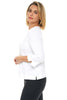 Cotton Pebble Coverstitch Boat Neck