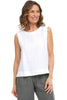 Linen Sleeveless Shell