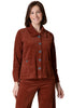 Habitat Clothes Rustic Stretch Cord Cargo Jacket, Fall Winter Women's Outerwear