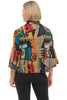 Damee NYC Urban Abstract Jacket, Fall Winter Women's Outerwear. Multi.