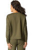 Habitat Clothes Passport Knit Wander Pullover, Fall Winter Women's Shirts Knit. Forest.
