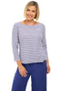 Navy Stripe Boatneck