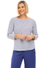 Navy Stripe Boatneck