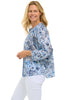 Blue on Blue Dolman Blouse
