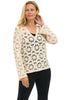 Open Crochet Medallion Sweater