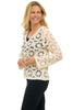 Open Crochet Medallion Sweater