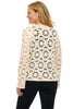 Open Crochet Medallion Sweater