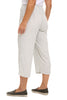 Crinkle Check Easy Crop Pant