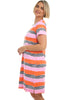 Sunny Stripes Cotton Dress