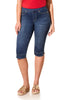 Audrey Stretch Denim Micro Capri