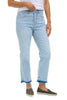 Sophia Faded Hem Crop Jean