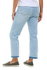 Sophia Faded Hem Crop Jean
