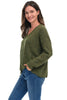 Foil Evergreen Sweater, Fall Winter Women's Sweaters. Conifer.