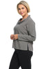 Cut Loose Mini Check Cowl, Fall Winter Women's Shirts Woven