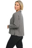 Cut Loose Mini Check Cowl, Fall Winter Women's Shirts Woven