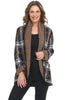 Habitat Clothes Cozy Cabin Sweater Coat, Fall Winter Women's Sweaters