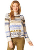 Habitat Clothes Chic Chalet Snowdrift Sweater, Fall Winter Women's Sweaters. Dove.