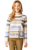 Habitat Clothes Chic Chalet Snowdrift Sweater, Fall Winter Women's Sweaters. Dove.