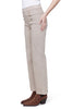 Charlie B Button Trimmed Flare Twill Jean, Fall Winter Women's Pants