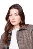 Charlie B Reversible Plaid Jacket, Fall Winter Women's Outerwear. Cocoa.