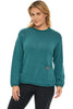 Avalin Pocket Crew Sweater, Fall Winter Women's Sweaters. Peacock.