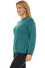 Avalin Pocket Crew Sweater, Fall Winter Women's Sweaters. Peacock.
