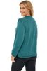 Avalin Pocket Crew Sweater, Fall Winter Women's Sweaters. Peacock.