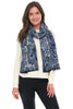 Rapti Cashmere Scarf, Fall Winter Accessories. Indigo.