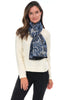 Rapti Cashmere Scarf, Fall Winter Accessories. Indigo.