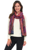 Rapti Cashmere Scarf, Fall Winter Accessories. Plum Paisley.