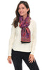 Rapti Cashmere Scarf, Fall Winter Accessories. Plum Paisley.