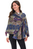 Rapti Reversible Cashmere Shawl, Fall Winter Accessories. Plum Paisley.