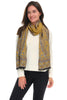 Rapti Cashmere Scarf, Fall Winter Accessories. Golden Tapestry.