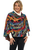 Rapti Reversible Cashmere Shawl, Fall Winter Accessories. Floral Fantasy.