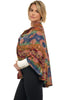 Rapti Reversible Cashmere Shawl, Fall Winter Accessories. Floral Fantasy.