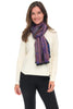 Rapti Cashmere Scarf, Fall Winter Accessories. Magenta/Sapphire.