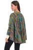 Rapti Reversible Cashmere Shawl, Fall Winter Accessories. Deep Jewel.