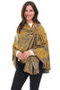 Rapti Reversible Cashmere Shawl, Fall Winter Accessories. Golden Taspestry.