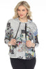 Inoah Cat’s Nap Hoody, Fall Winter Women's Shirts Knit. Multi.